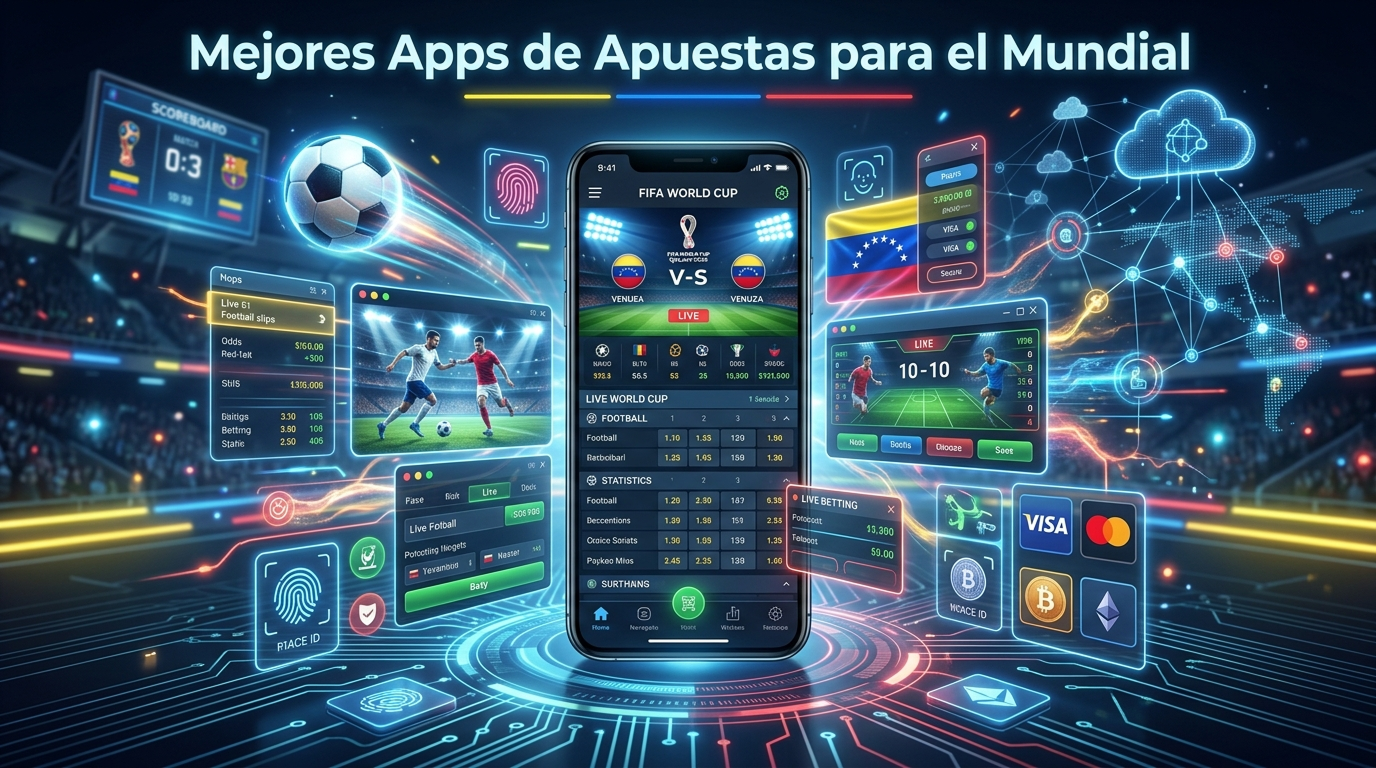 As melhores aplicações móveis para apostas na Copa do Mundo na Venezuela