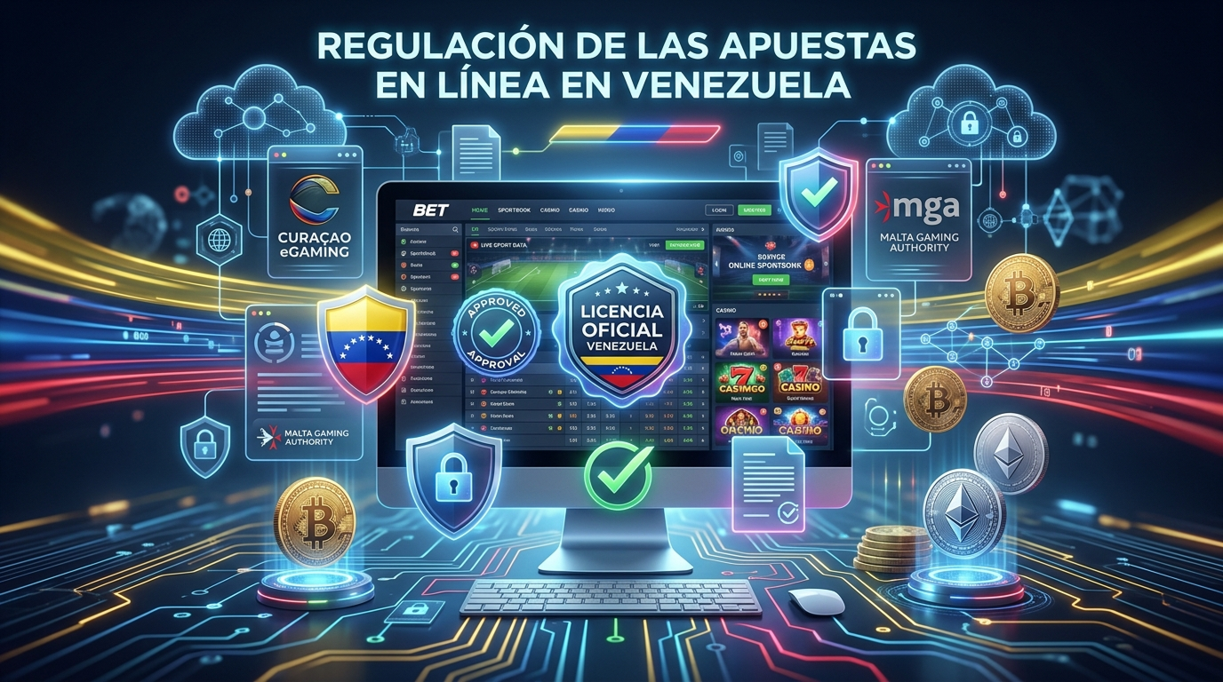 Regulación de los sitios web de apuestas en línea disponibles en Venezuela